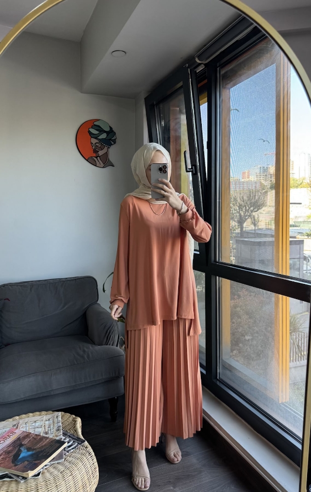 Resim  Lotus sandy ikili takım Somon