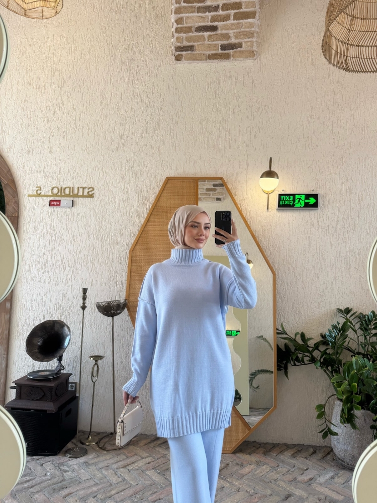 Resim Boaz triko ikili takım Bebe mavi