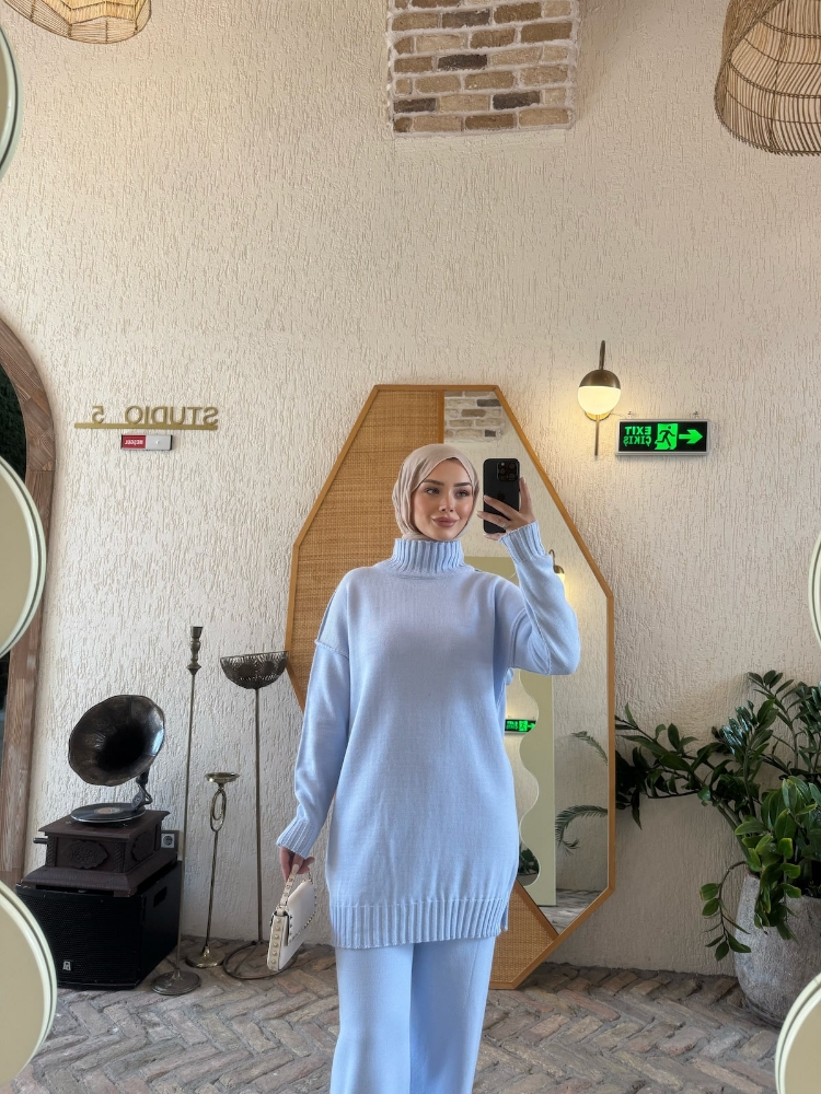 Resim Boaz triko ikili takım Bebe mavi