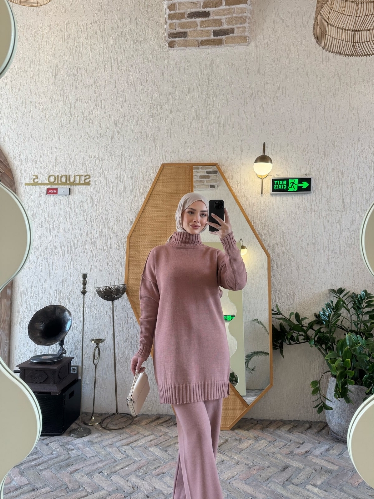 Resim Boaz triko ikili takım Gül