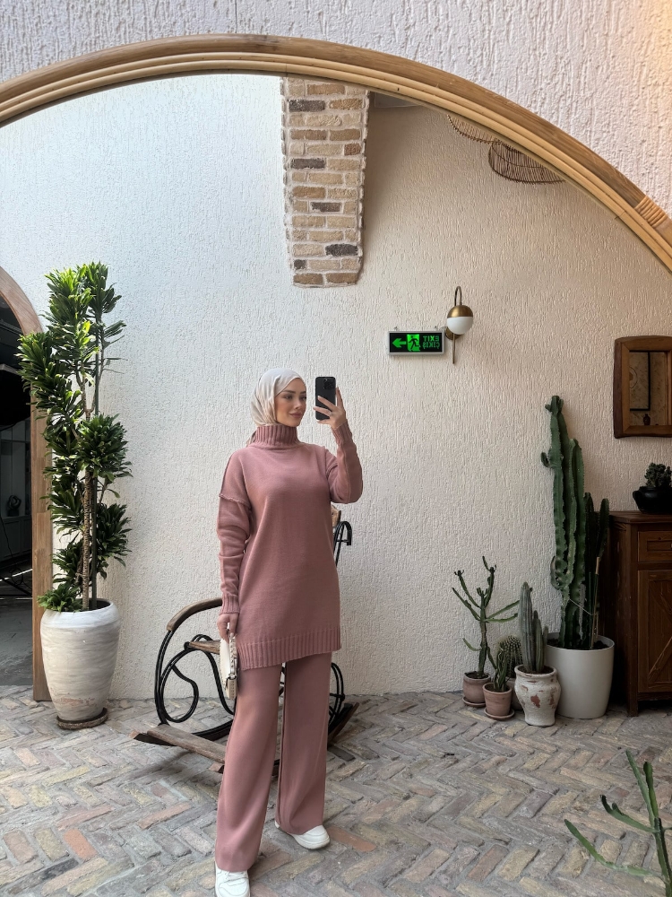 Resim Boaz triko ikili takım Gül